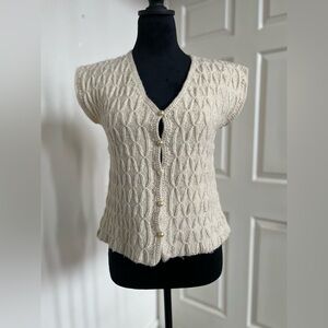 Handmade Knit Wool Cottage Core Top